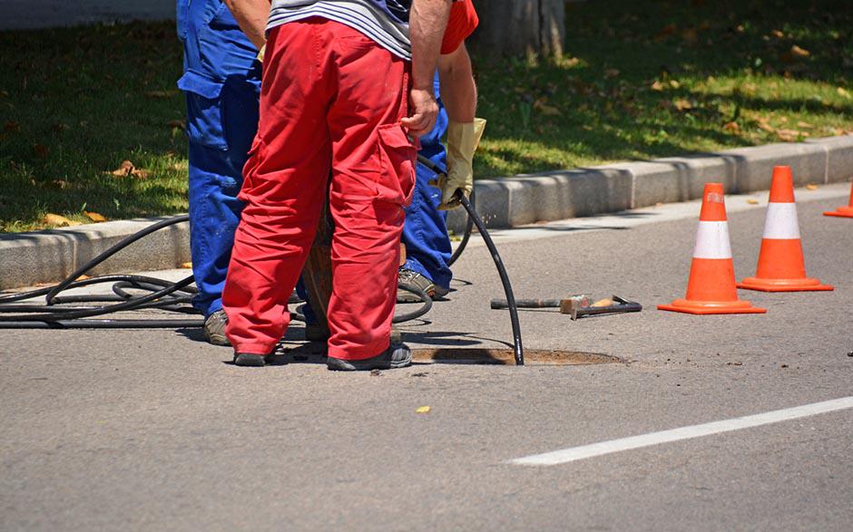 assainissement canalisation Presles